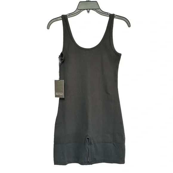 NWT Brunette The Label Scoop Neck Ribbed Romper - Picture 2 of 10